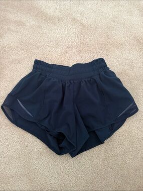 Lululemon Women's Navy Flow Athletic Shorts